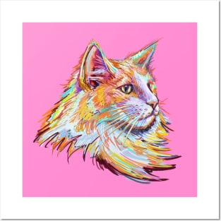 Norwegian Forest Cat Posters and Art